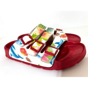 Birkenstocks Birki's Sansibar Tropical Fish Rubber Sandals Size 41 US 10